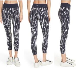 Tory Sport Diamond Waves Reflective Leggins